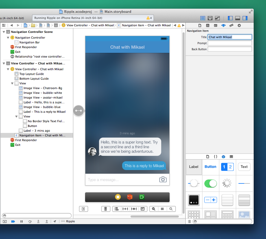 自力更生，不求开发：设计师怎样使用Xcode5制作app原型